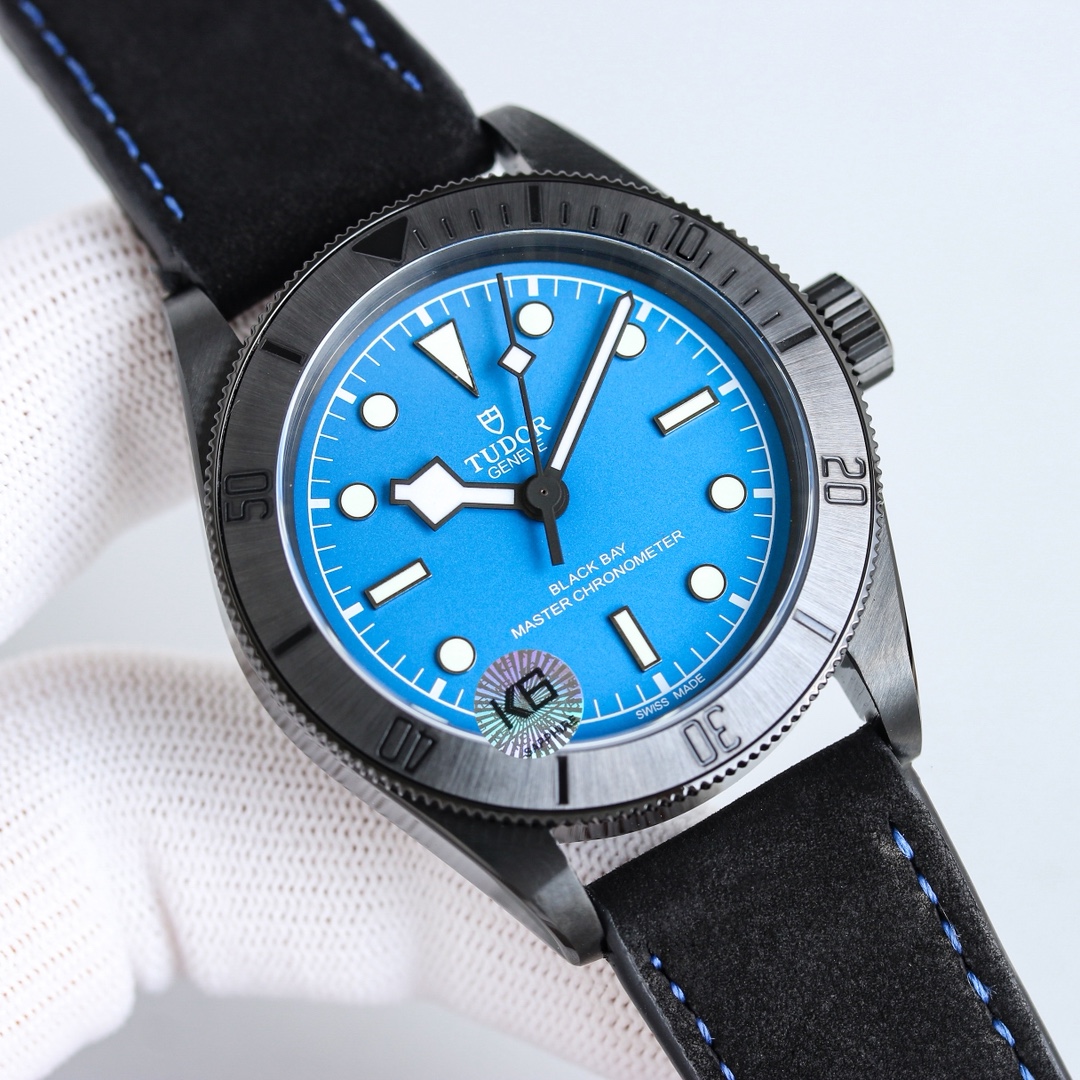 Tudor Black Bay Dark Blue Dial Men's Watch Leather Strap 41mm 4 i1747918161 3449 2