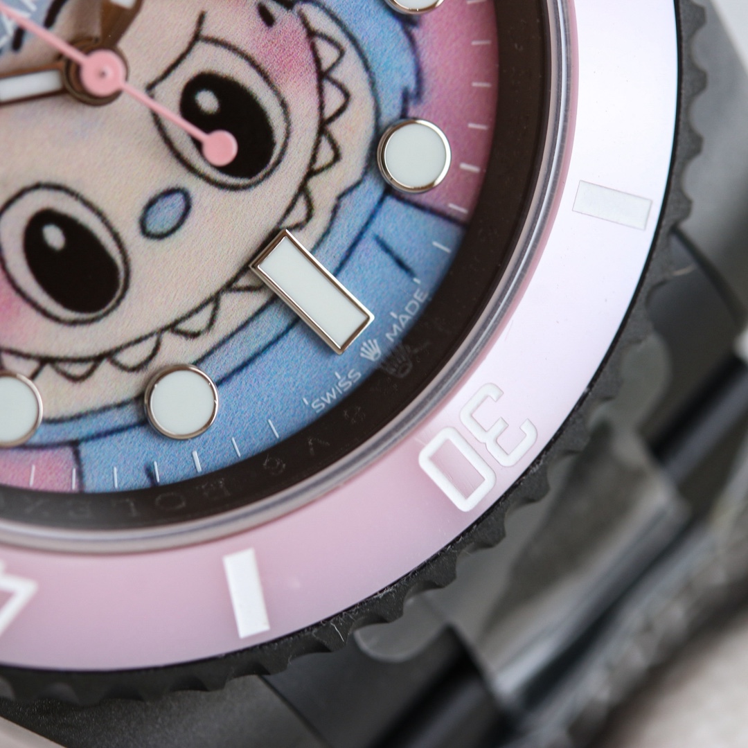 Blaken Rolex Labubu Limited Edition Pink Water Ghost Mechanical Wrist Watch 8 i1755415845 5327 0