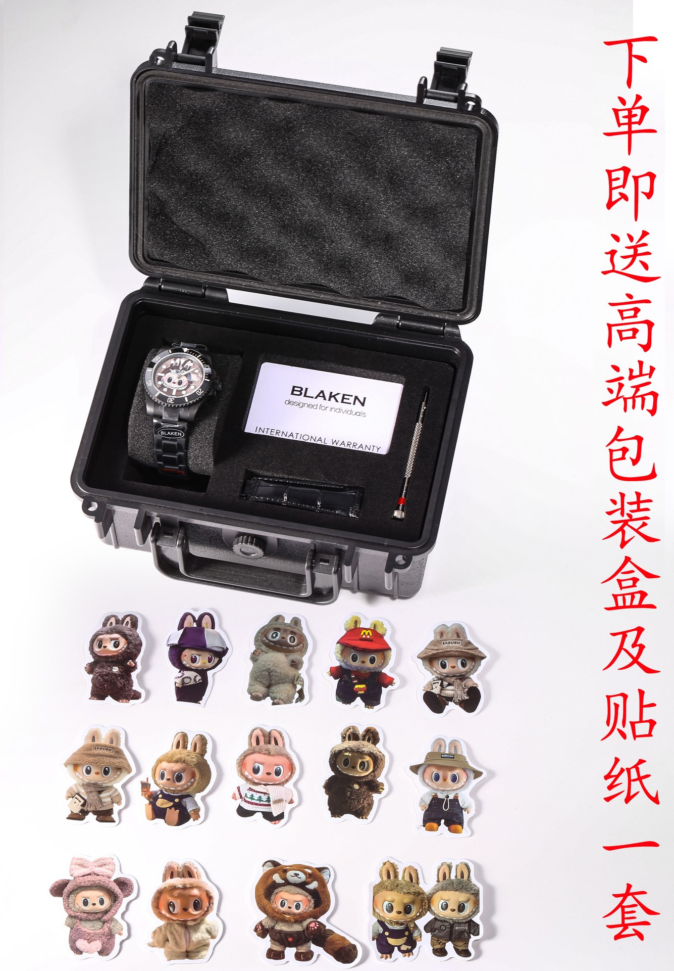 NO:339951,Rolex & Labubu co-branded model is here. Rolex BLAKEN co-branded 