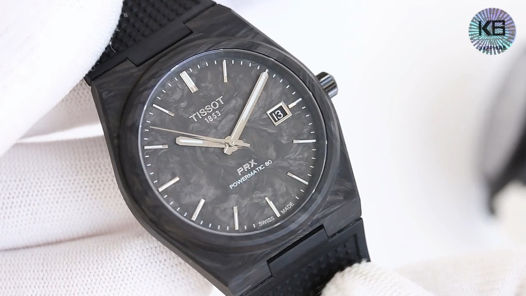 Tissot PRX "Black Knight" Super Player Carbon Fiber Watch - Limited Edition
