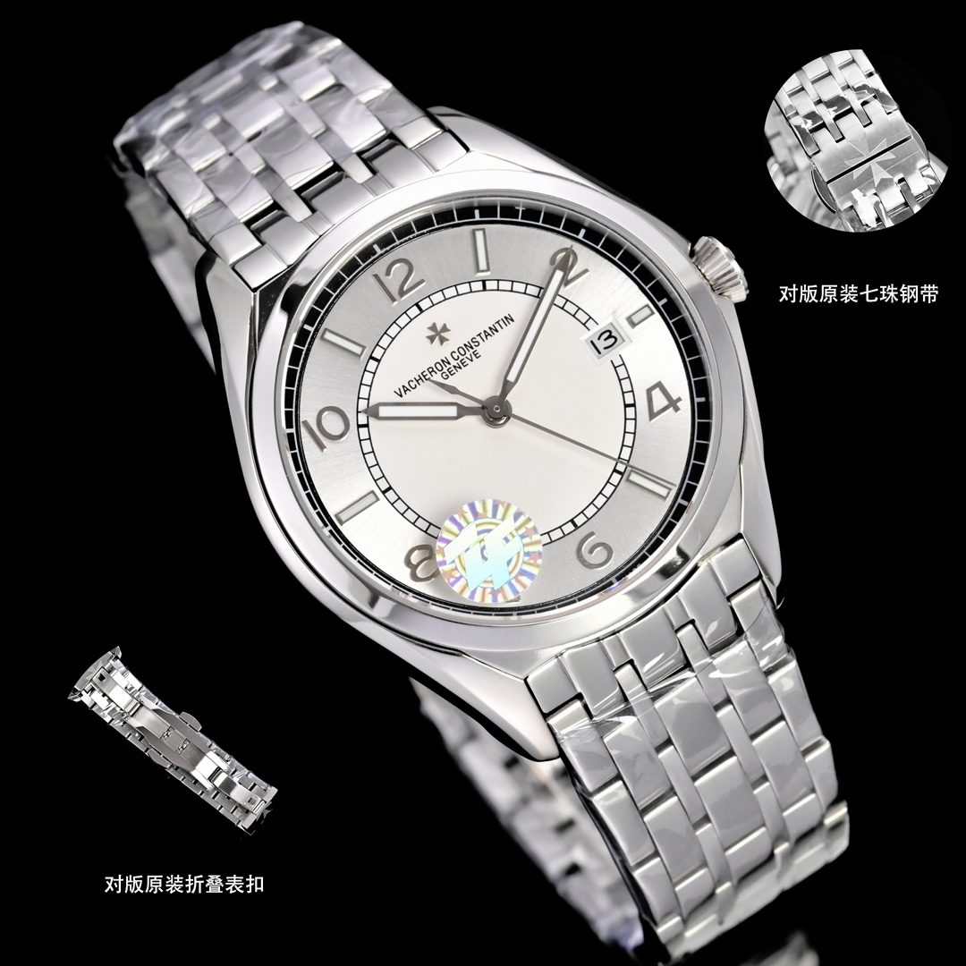 💋ZF厂🔥🔥江诗丹顿伍陆之型系列三针腕表钢带款 市场最高品质
【运动商务皆可盘，格调 品味两不失！】 
【三大核心竞争力】腕表尺寸40mmX9.6mm
1.原装在手，捕捉神韵，拆解开模，对位精髓！
2.搭载定制版1326型机芯，引领一体机的时代！
3.线条丰富的壳体通过一年半时间才完美破译，独家诠释江诗丹顿的高端打磨和无与伦比的感官度和冲击力！