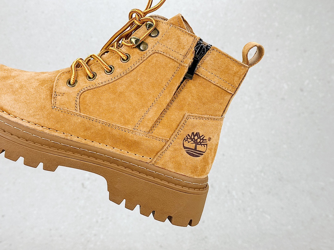 Guangdong pure original Timberland mid-cut wheat yellow new arrival Timberland Timberland / Timberland outdoor mid-cut casual Martin boots series