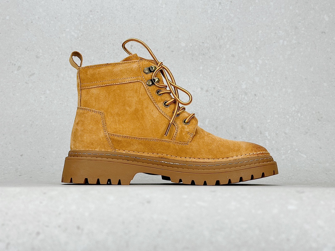 Guangdong pure original Timberland mid-cut wheat yellow new arrival Timberland Timberland / Timberland outdoor mid-cut casual Martin boots series