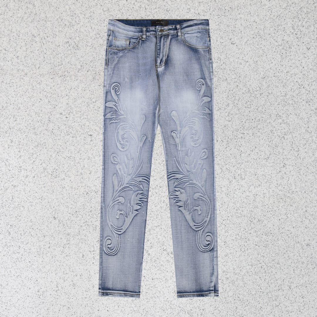 Amiri Vêtements Jeans Culottes & Pantalons Bleu