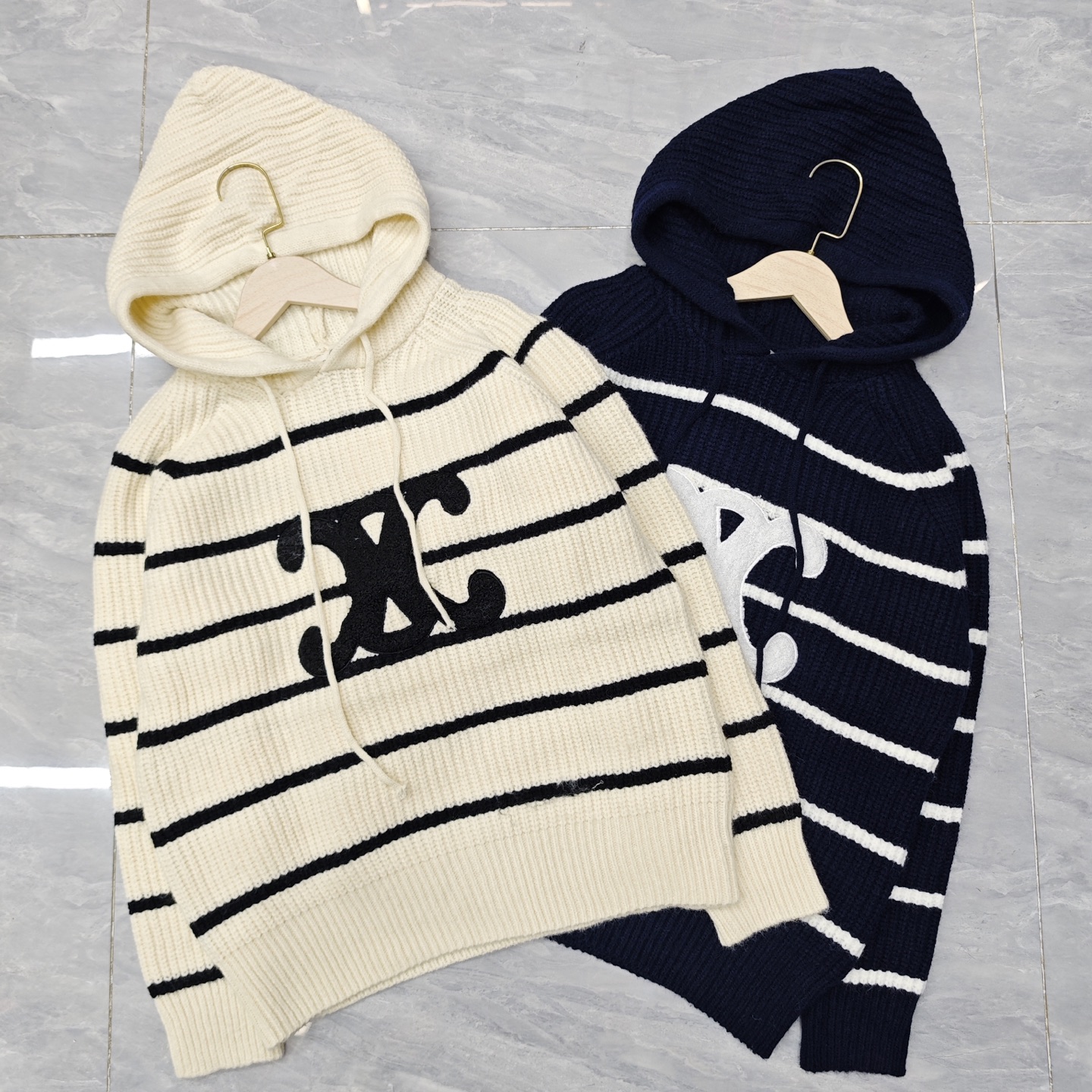 NO:487537,S forest striped hooded long sleeves 850449 wool version S.M.L code, hats, alexander wang19860909S林 条纹连帽长袖 850449 羊毛版本S.M.L码,,hats,alexander wang,Women's clothing