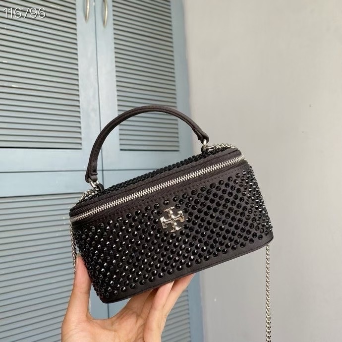 Tory Burch ～TB新款Kira 迷你手提化妆包