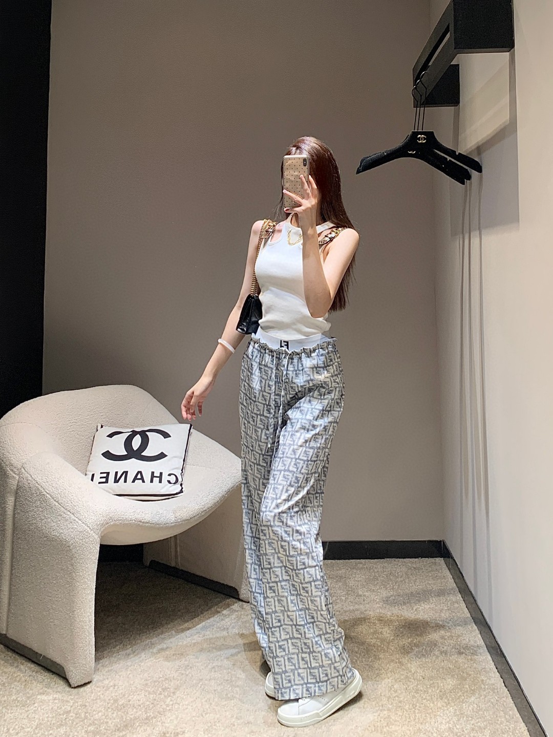 Fendi Fake
 Clothing Pants & Trousers Printing Casual