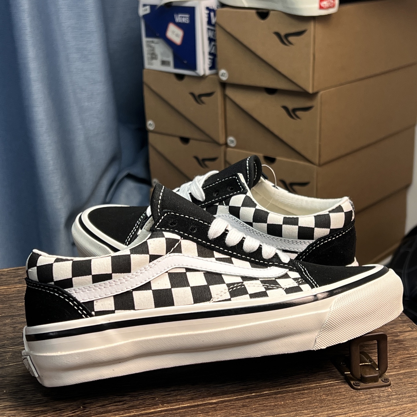 Vans Old Skool 36 DX 安纳海姆 棋盘格 黑白海姆黑白棋盘格 vans经典款式加上经典