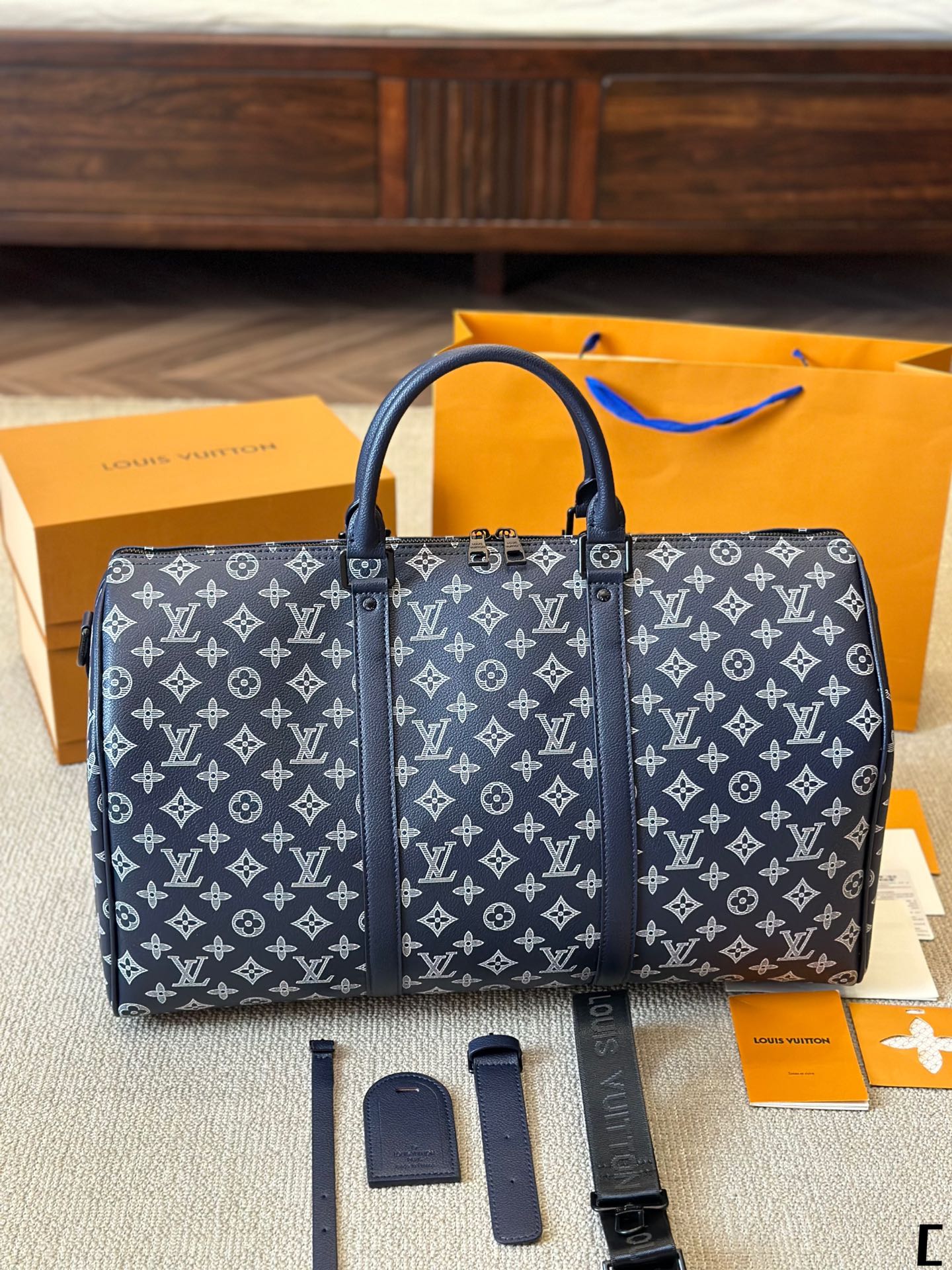 Réplique élevée designer
 Louis Vuitton LV Keepall Sacs De Voyage Vintage