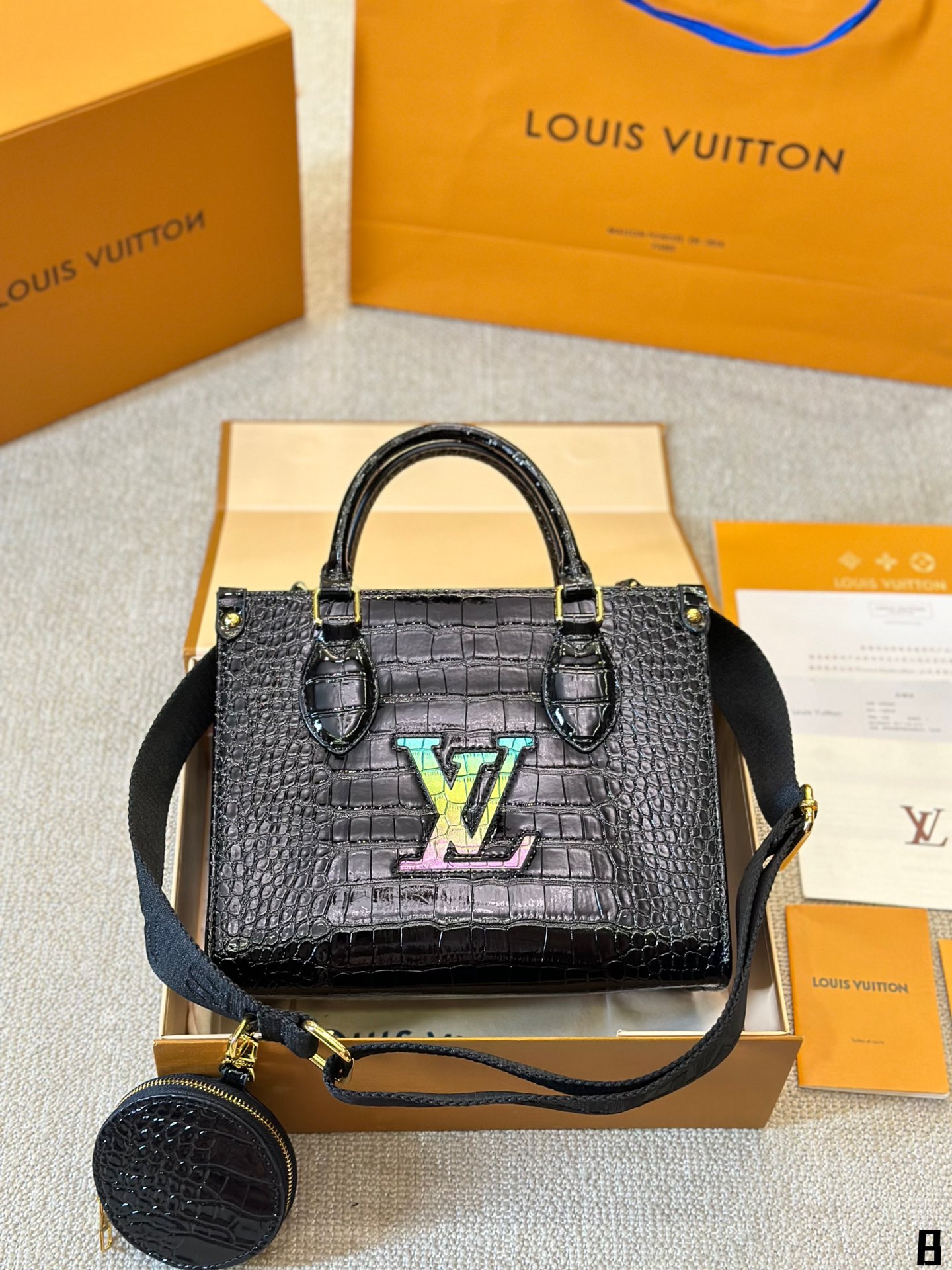 Louis Vuitton LV Graceful Taschen Tragetaschen Rindsleder Vintage