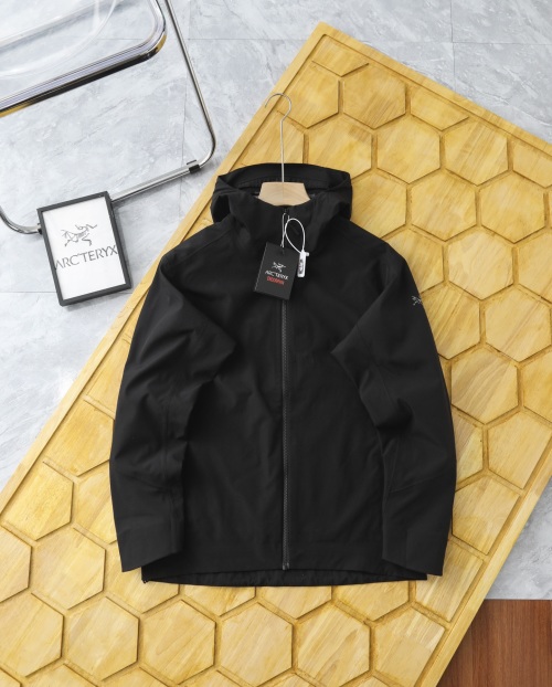 Arc'teryx Men's Windproof Waterproof Hooded Jacket - Lightweight & Durable 1 Arc'teryx Men's Windproof Waterproof Hooded Jacket - Lightweight & Durable