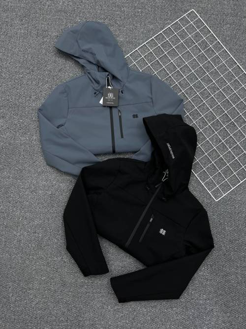 KOLON SPORT Windproof Softshell Jacket - Water-Resistant & Breathable 1 KOLON SPORT Windproof Softshell Jacket - Water-Resistant & Breathable
