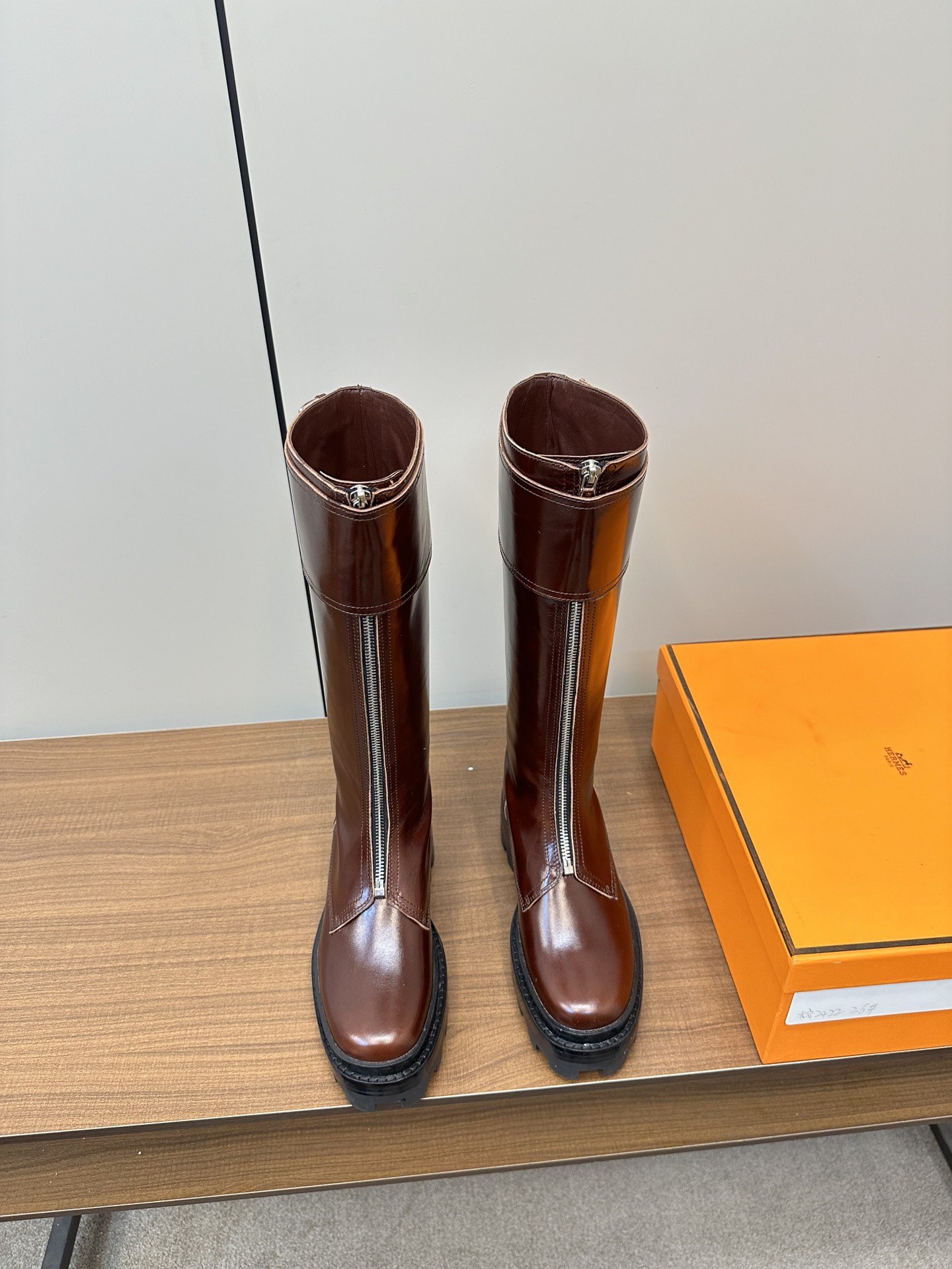 Hermes mirror quality
 Boots Calfskin Cowhide Genuine Leather Fashion