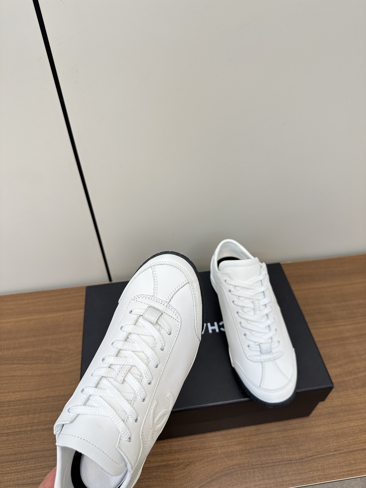 Chanel Haute Couture Classic Luxury Leather Shoe Loafer Shoes 6