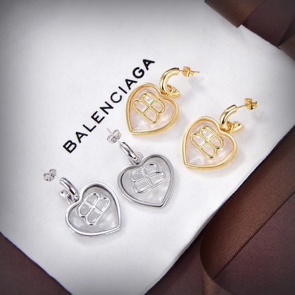 Balenciaga Jewelry Earring Yellow Brass