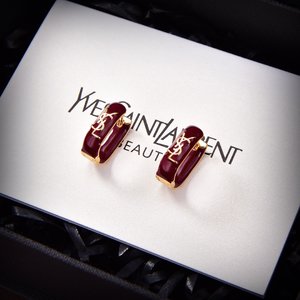 Designer Replica Yves Saint Laurent Jewelry Earring Yellow Brass Fashion