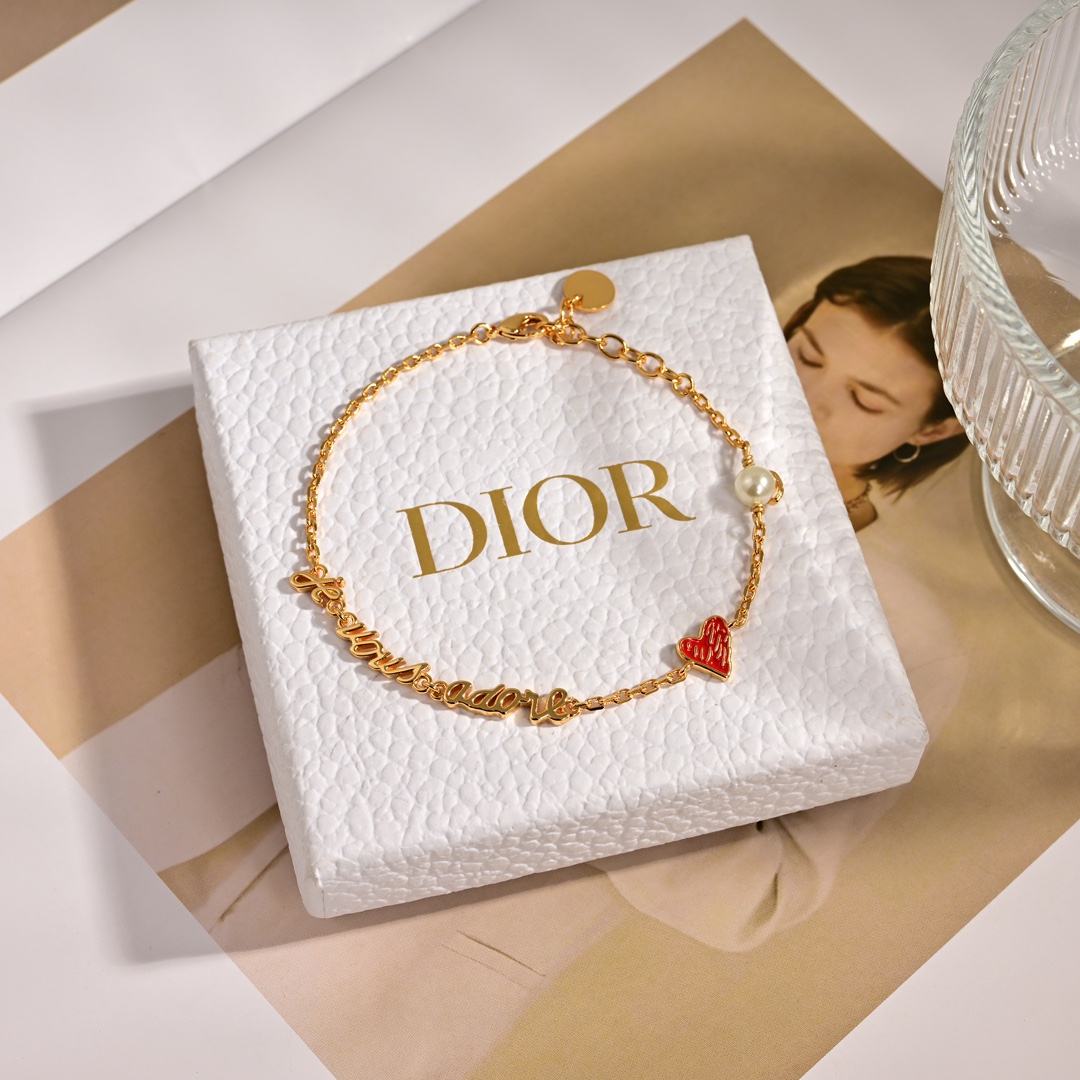 Dior Jewelry Bracelet Earring Necklaces & Pendants Summer Collection Fashion