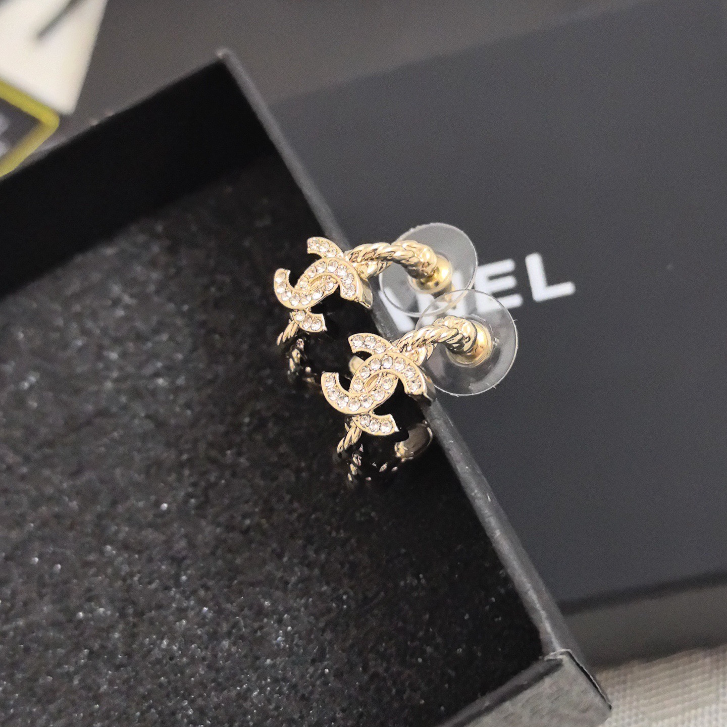 Chanel ZP打版 小香 CHANEL 双C耳钉