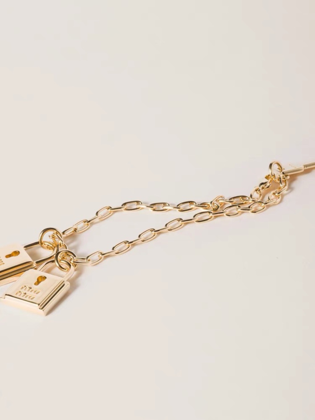 Miu Miu ZP打版 miumiu锁形手链