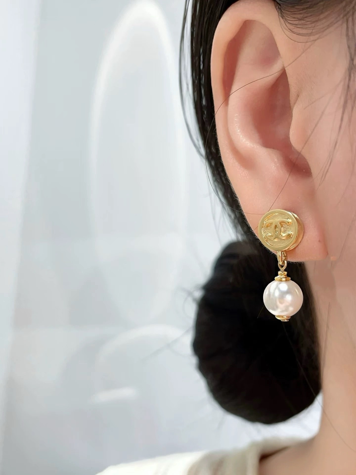 Chanel 小香 CHANEL 耳环 优雅大方精工设计
