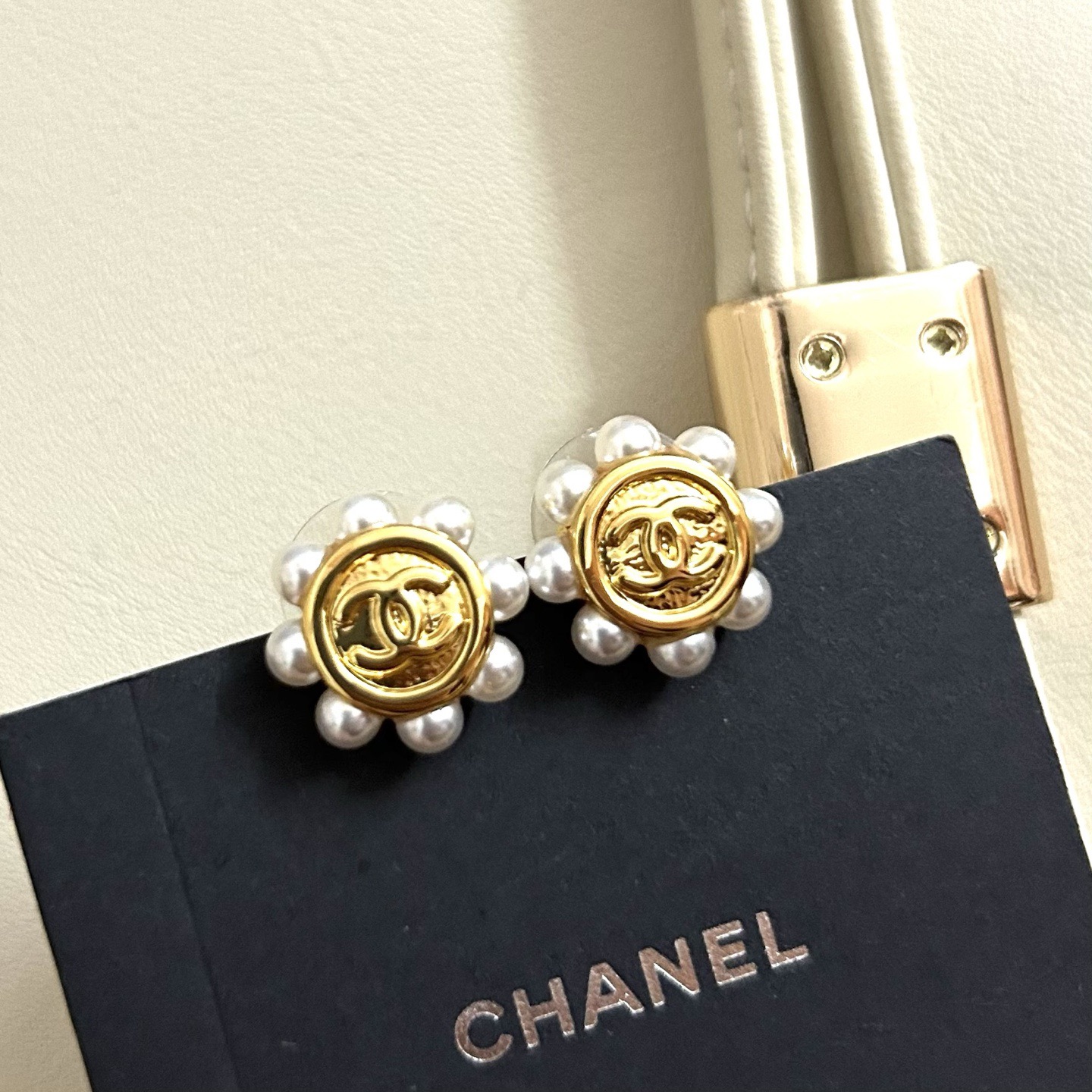 Chanel 小香 CHANEL 耳环 优雅大方精工设计