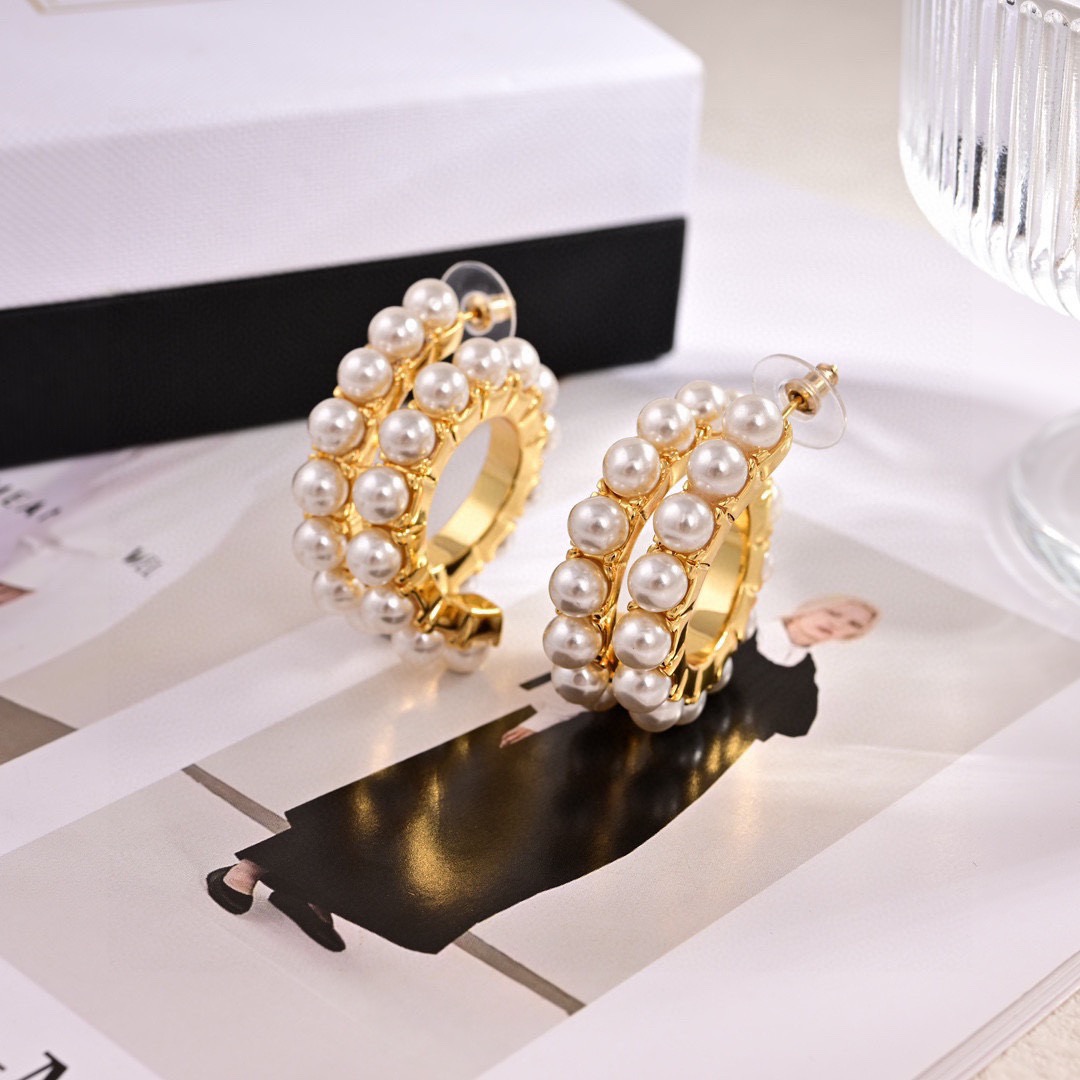 Miu Miu ZP打版 miumiu珍珠耳环