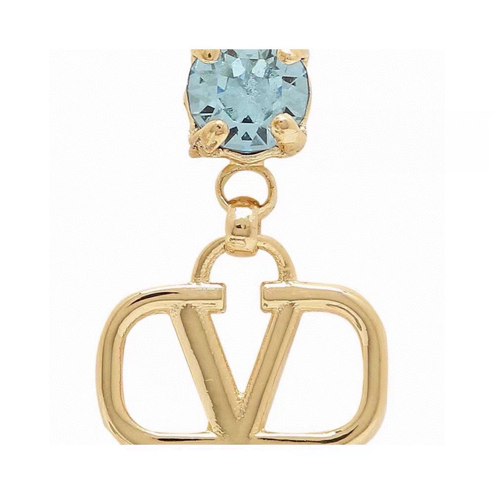 Valentino Valentino 华伦天奴 耳环 重磅新品火爆网络来了 简约大方 百搭 金色耳钉 火 设计独特 前卫 美女 款
