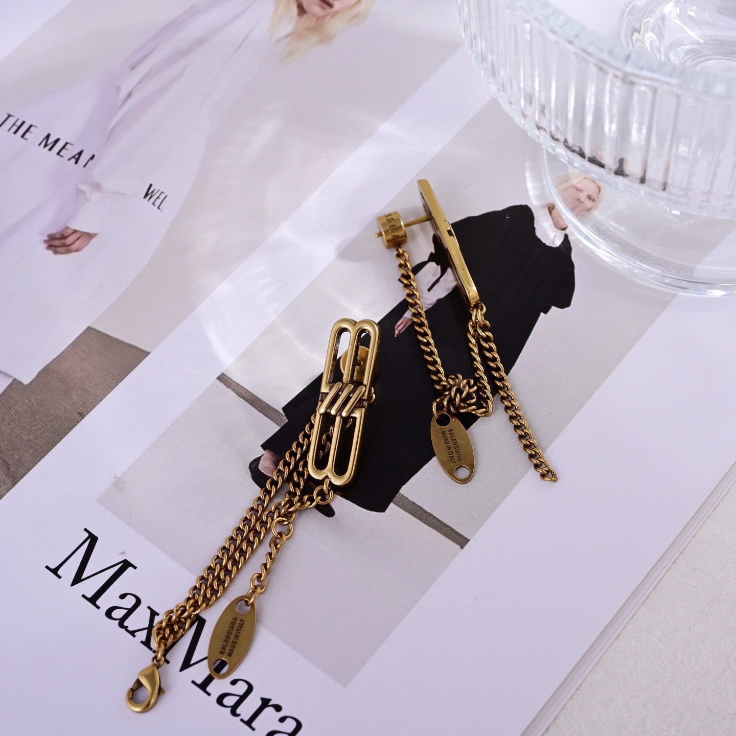 ❤️原单货🔹🔹新品 巴黎世家 Balenciaga 新款耳环🔹专柜一致黄铜材质电镀18k金 火爆款出货 