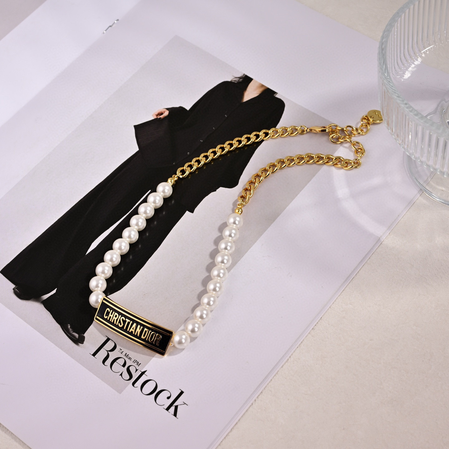 ❤️迪奥 新款项链👼一线大牌都爱的Dior·迪奥 新品 金属质感逆袭版字母潮范儿抢风头  完全胜任现代年