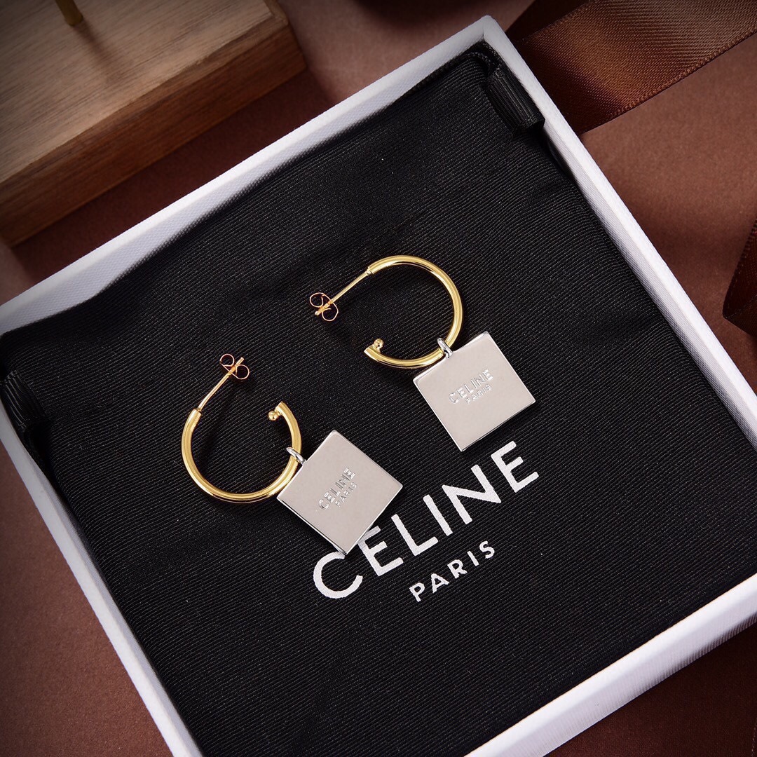 🧒🏻❤️Celine 新款耳钉  与众不同的设计 个性十足 颠覆你对传统耳环的印象 使其魅力爆灯