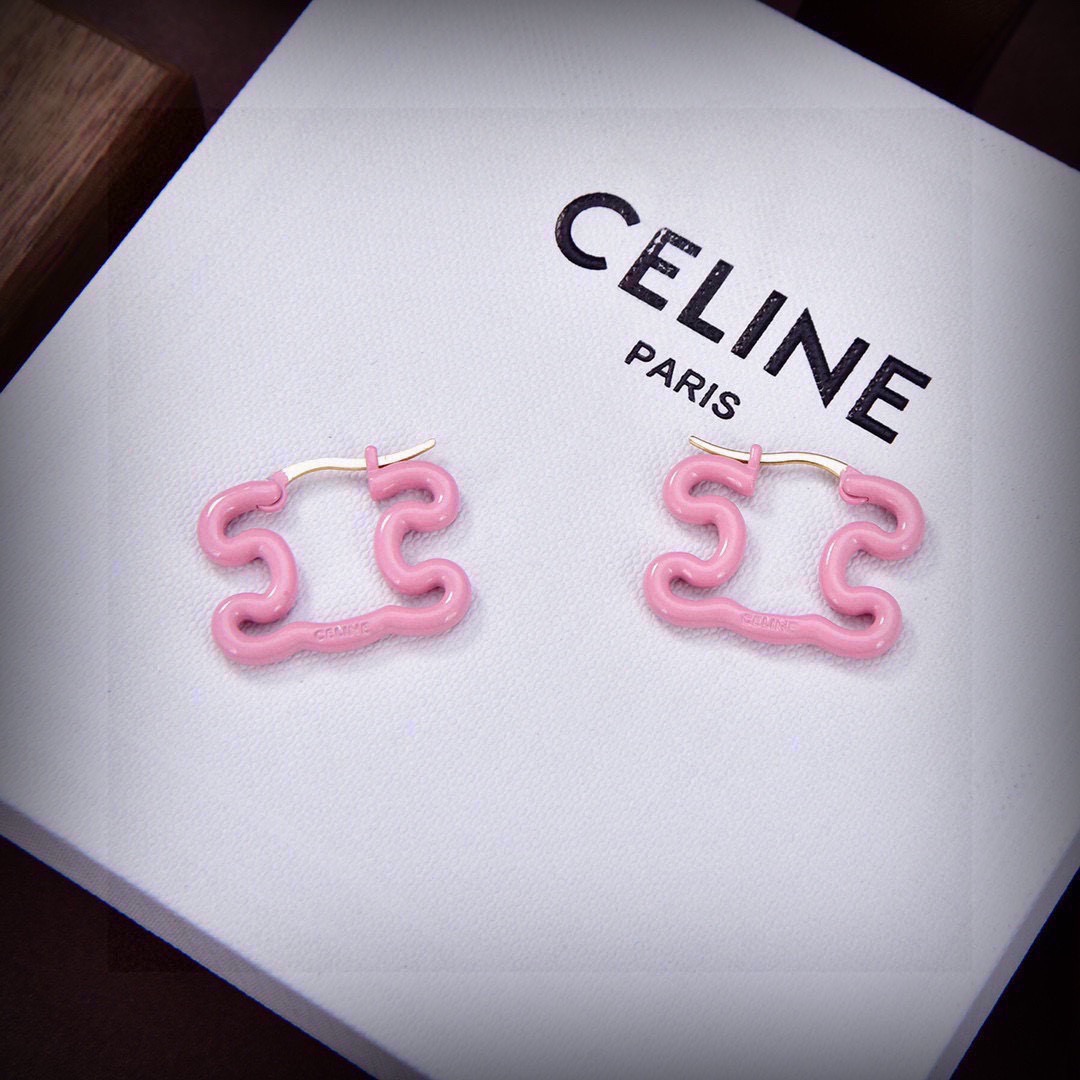 ❤️Celine 凯旋门新款耳环，PRECLOUS新品 简单时尚耳钉🌟专柜一致 火爆款出货 设计独特 前