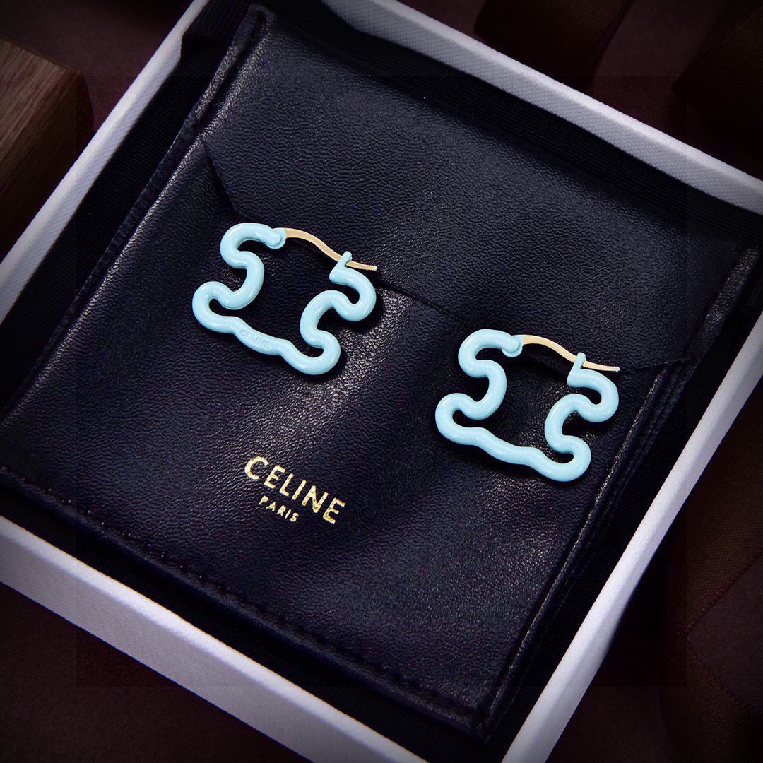 ❤️Celine 凯旋门新款耳环，PRECLOUS新品 简单时尚耳钉🌟专柜一致 火爆款出货 设计独特 前