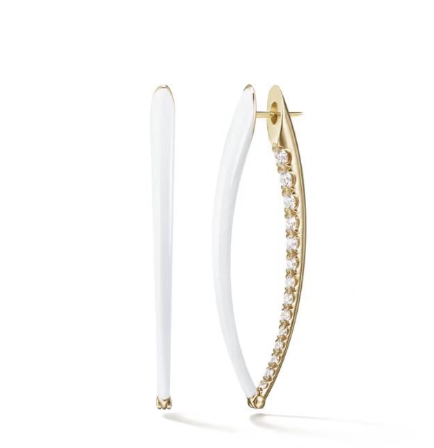 ❤️Celine耳环 PRECLOUS新品 简单时尚耳钉耳环🌟专柜一致黄铜材质电镀18k金 火爆款出货 