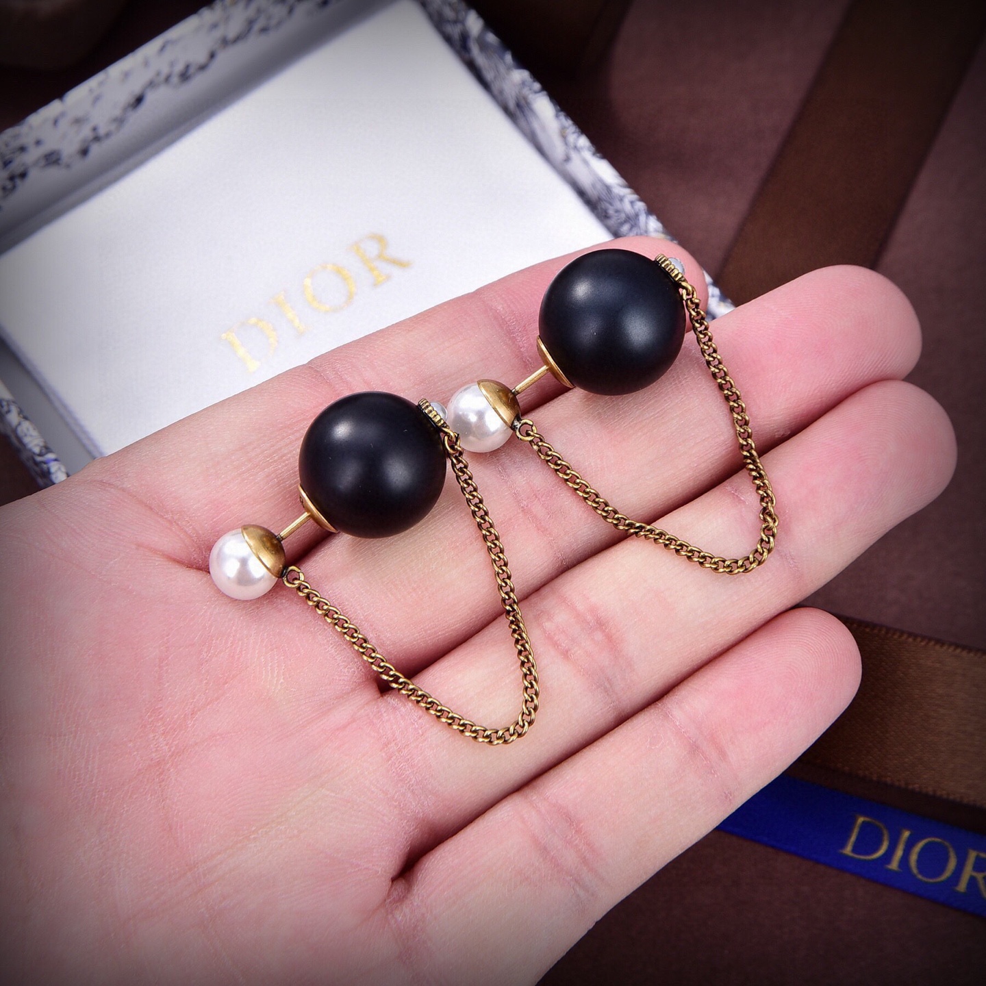 迪奥 Dior 高定典藏传世高定珠宝耳环项链戒指首饰 #B223DF94 6