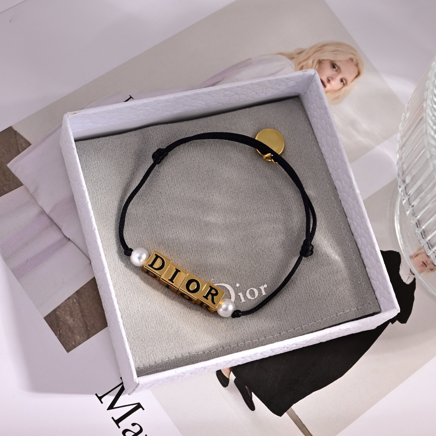 迪奥 Dior 传世高定珠宝耳环项链戒指首饰 #FE695880 2