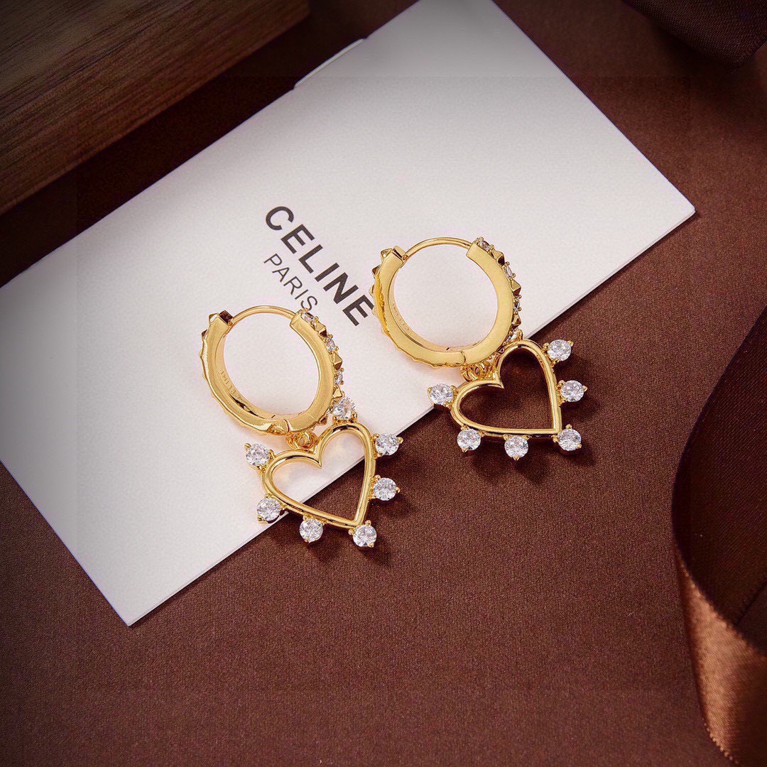 Celine Haute Joaillerie Fine Jewelry Earrings Necklace Ring Ref 5
