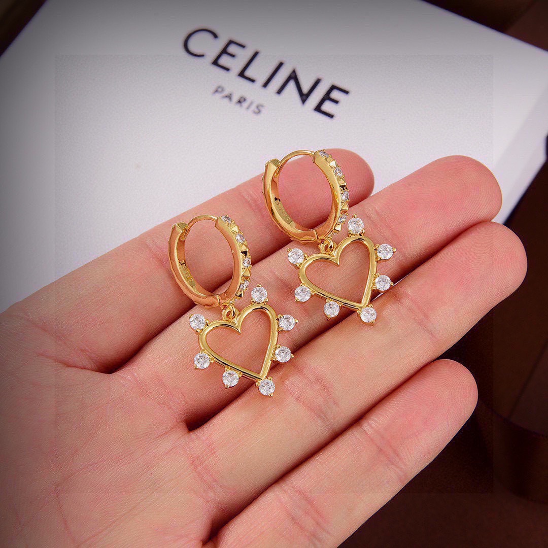 Celine Haute Joaillerie Fine Jewelry Earrings Necklace Ring Ref 7