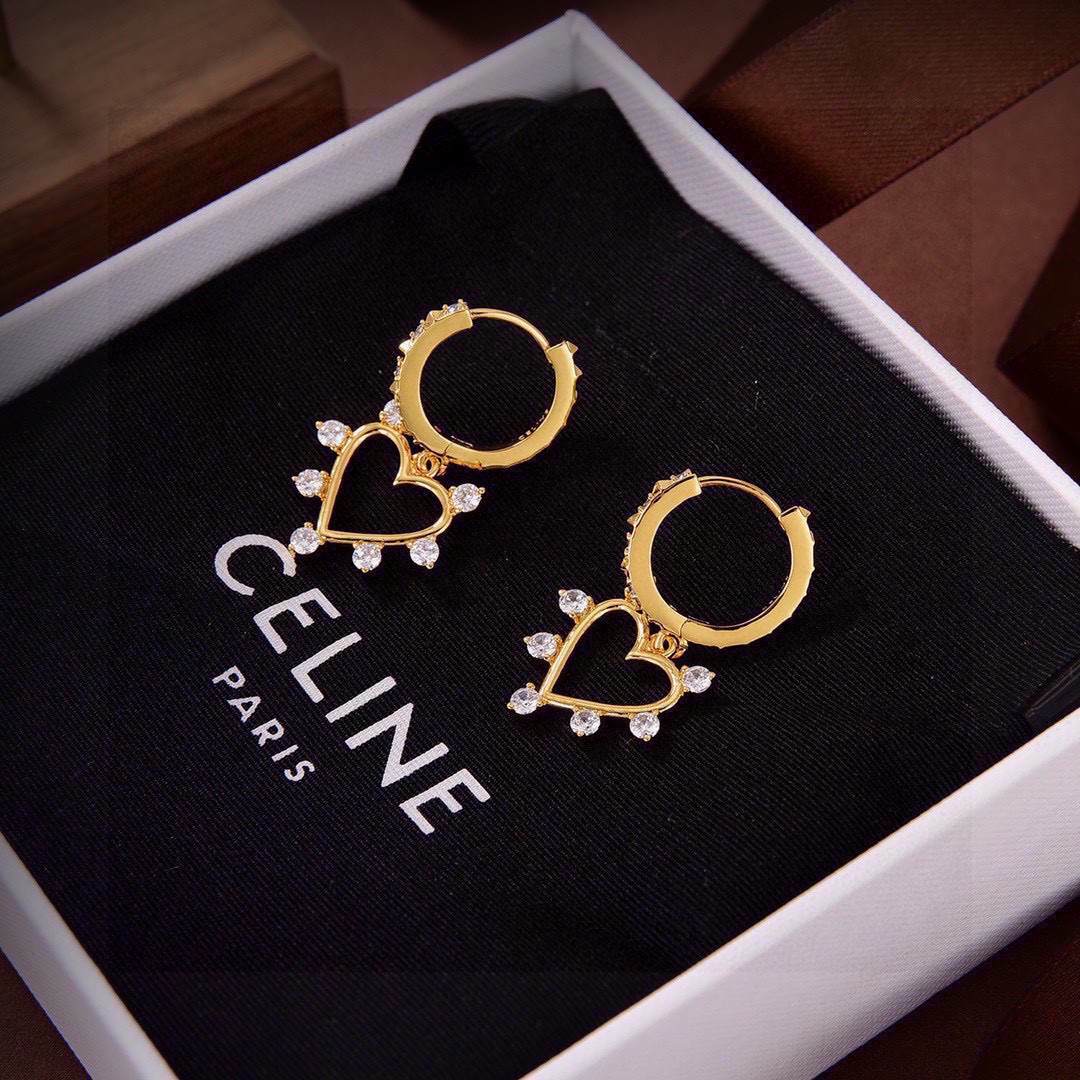 Celine Haute Joaillerie Fine Jewelry Earrings Necklace Ring Ref 6