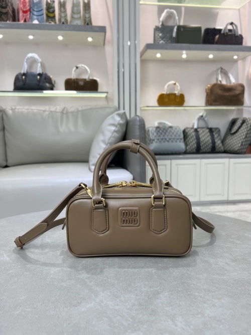 Miu Miu Bowling Bag in Matelasse Leather with Adjustable Strap 1 Miu Miu Bowling Bag in Matelasse Leather with Adjustable Strap