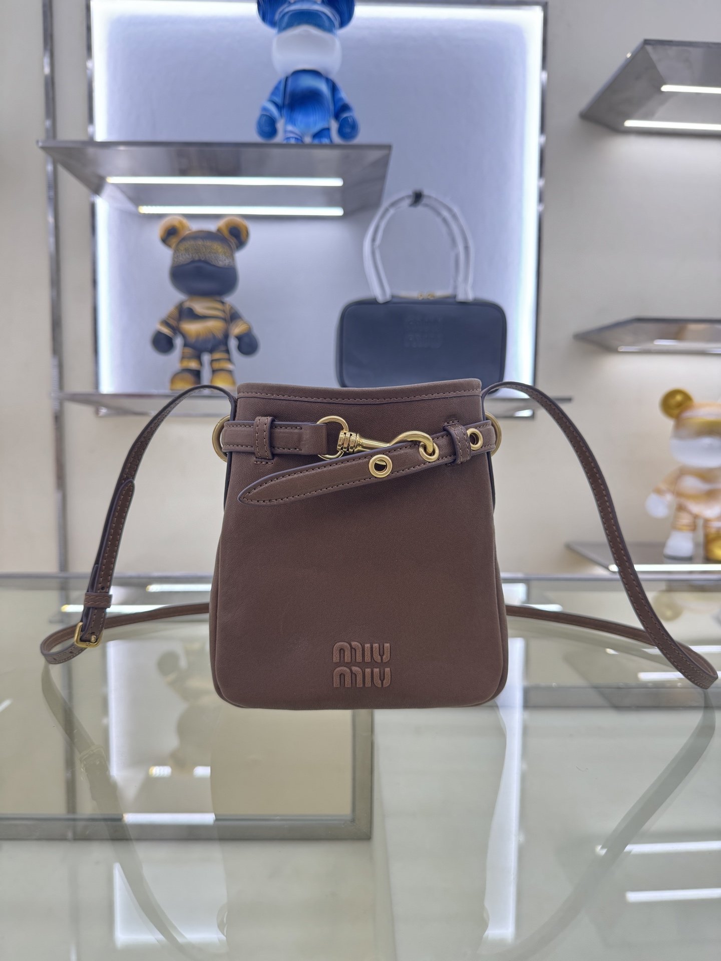 Miu Miu Style Leather Crossbody Bag Lookbook Reference image 1