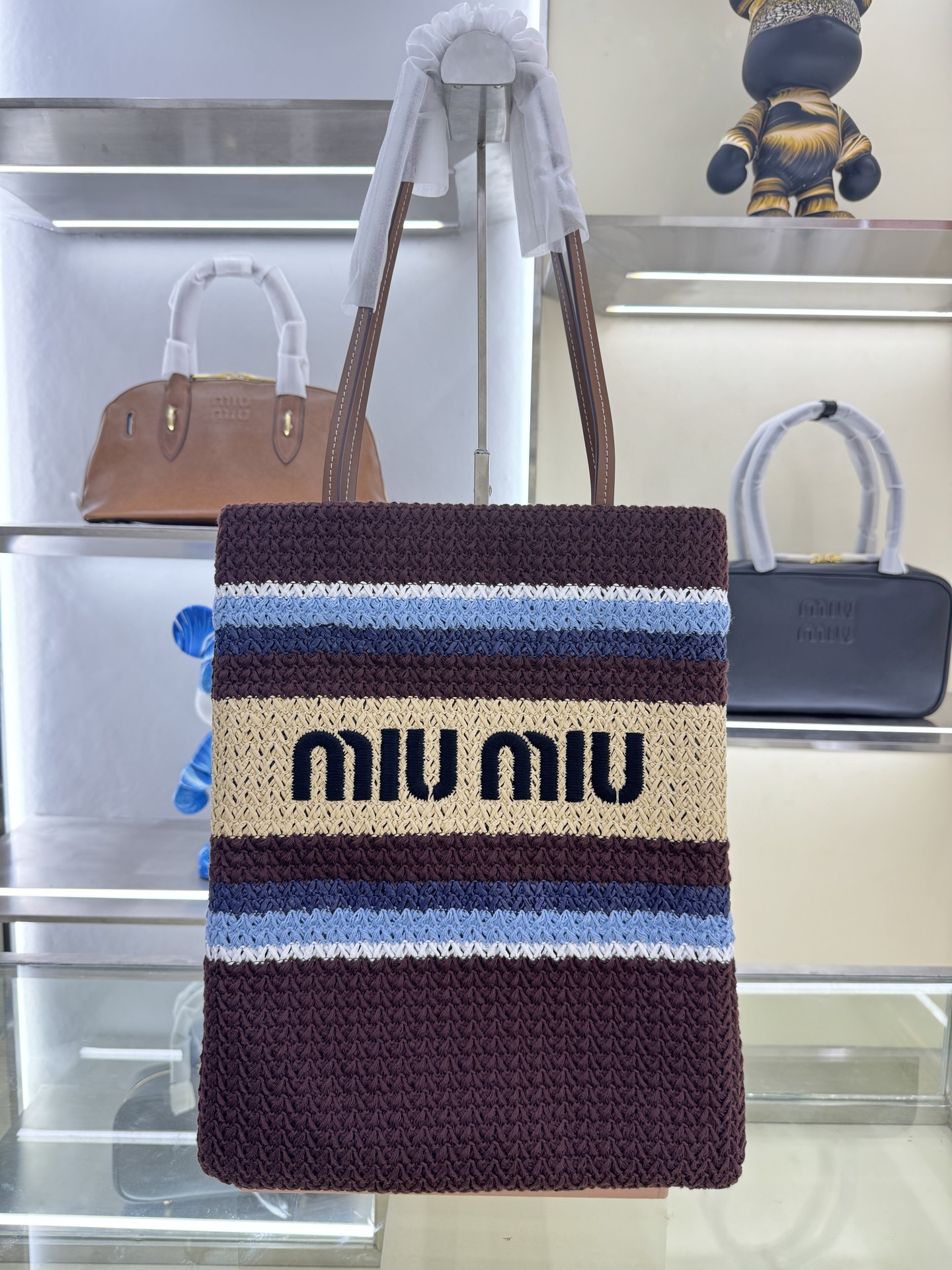 Miu Miu Style Brown Tote Bag Lookbook Reference image 1