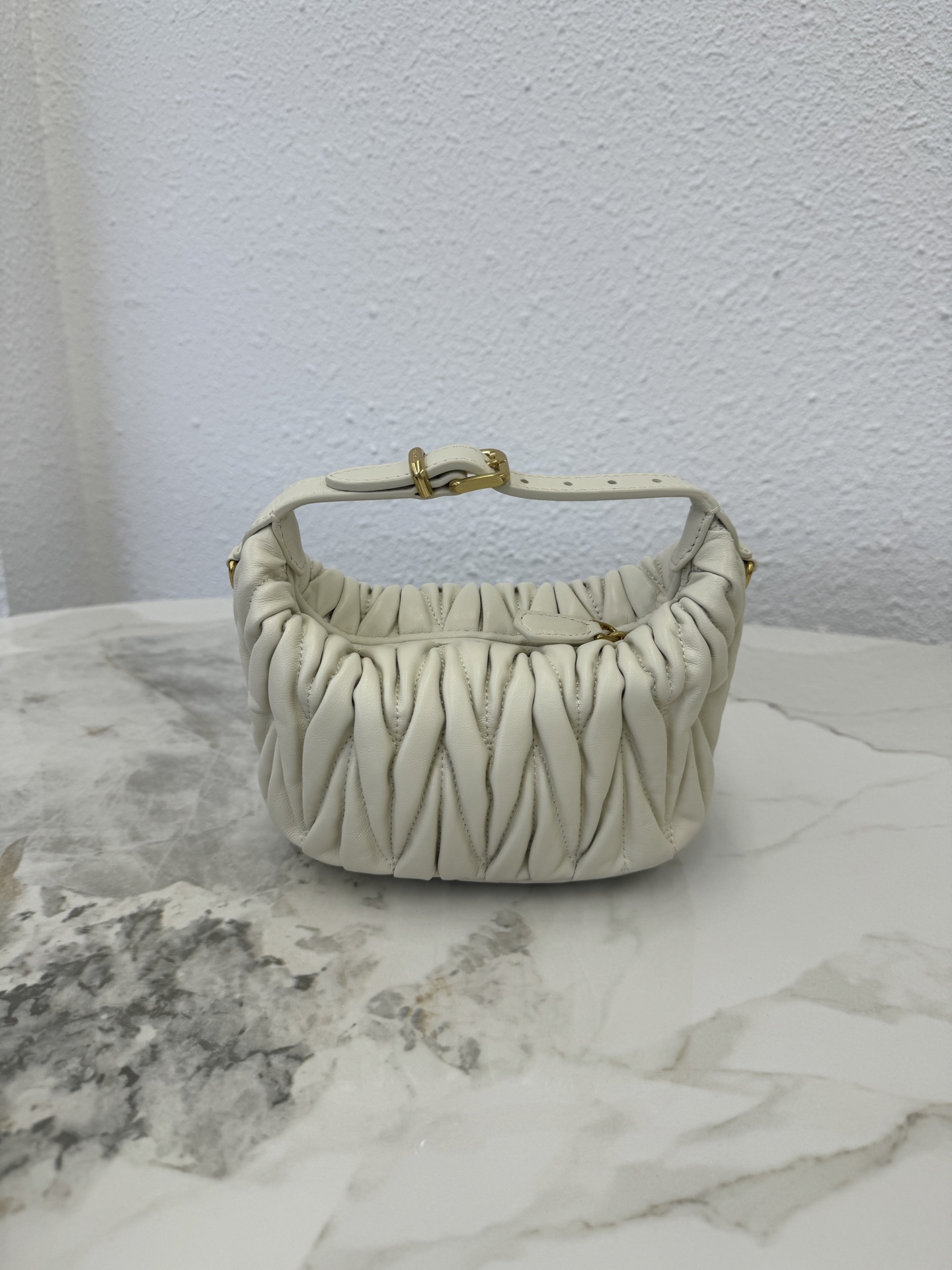 Miu Miu Style White Clutch Lookbook Reference image 2