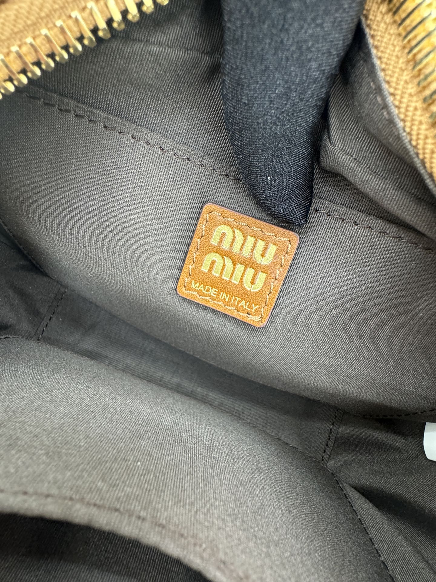 Miu Miu Arcadie Brown Leather Small Bowling Bag with Shoulder Strap 7 i1756019790103 2746 0 8