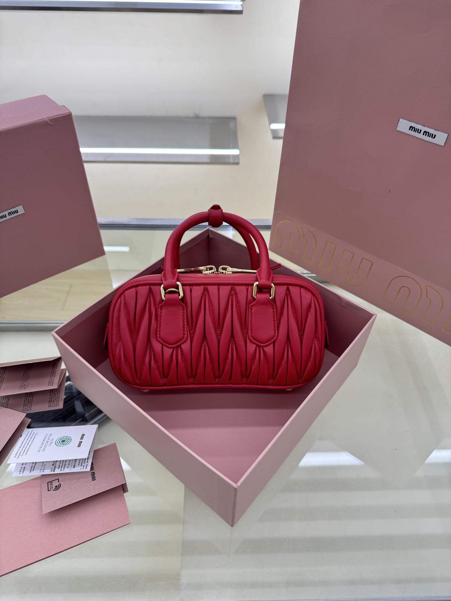 Miu Miu Style Leather Bag Lookbook Reference image 2