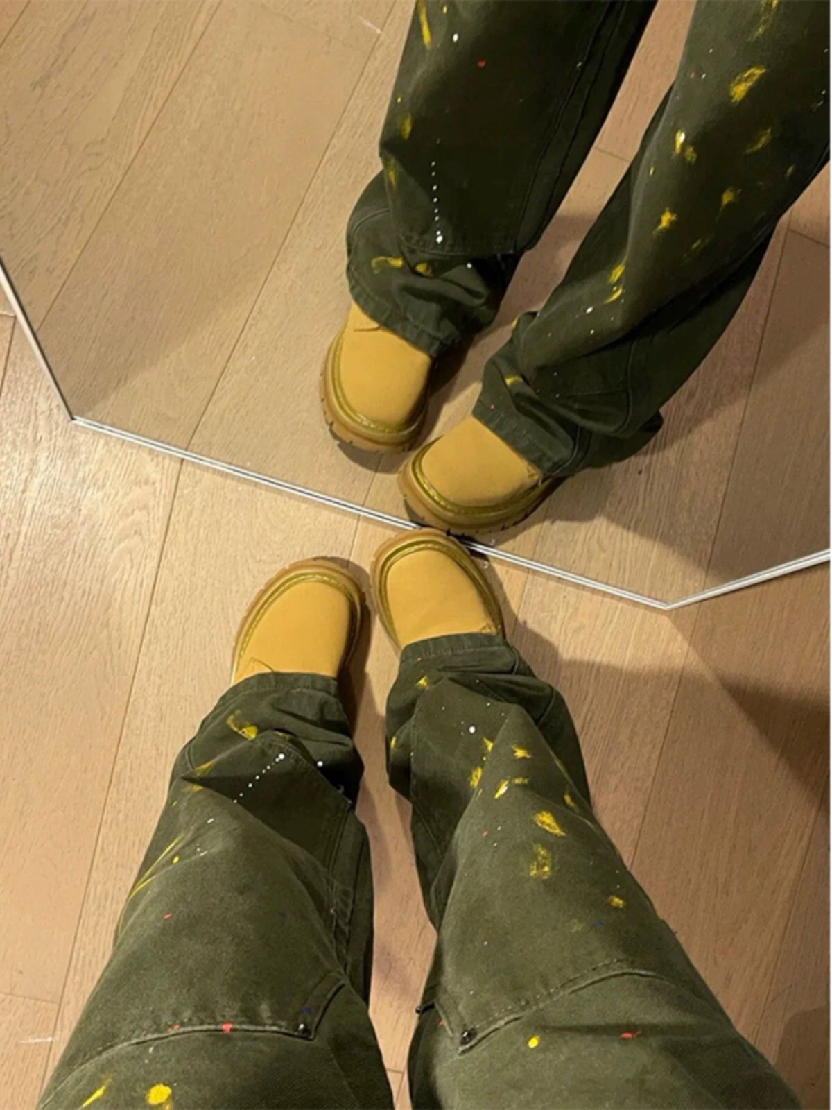 Customized American High-Tech Hip-Hop Pants: Bygones XK2596, Green, Sizes M-XXXL - 图片 8