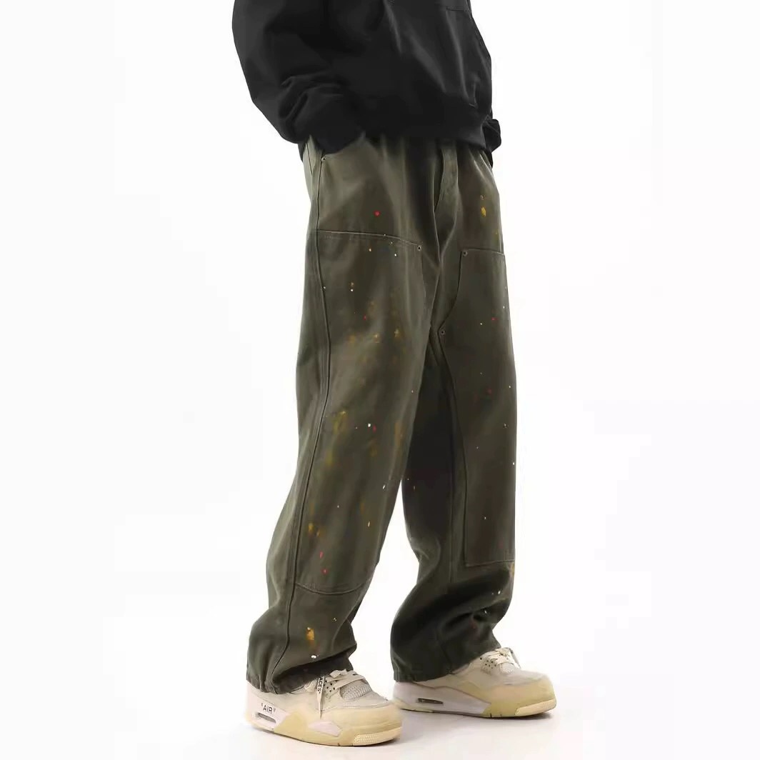 Customized American High-Tech Hip-Hop Pants: Bygones XK2596, Green, Sizes M-XXXL - 图片 2
