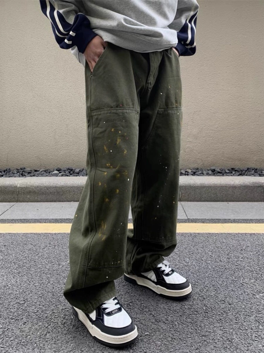 Customized American High-Tech Hip-Hop Pants: Bygones XK2596, Green, Sizes M-XXXL - 图片 5