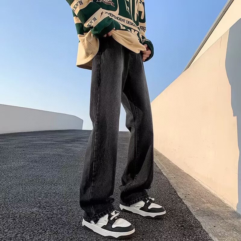 “FOG Water-Washed Jeans: Oversized, Comfortable, Perfect for All Sizes” - 图片 2