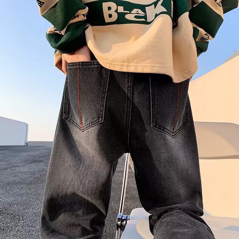 “FOG Water-Washed Jeans: Oversized, Comfortable, Perfect for All Sizes” - 图片 4