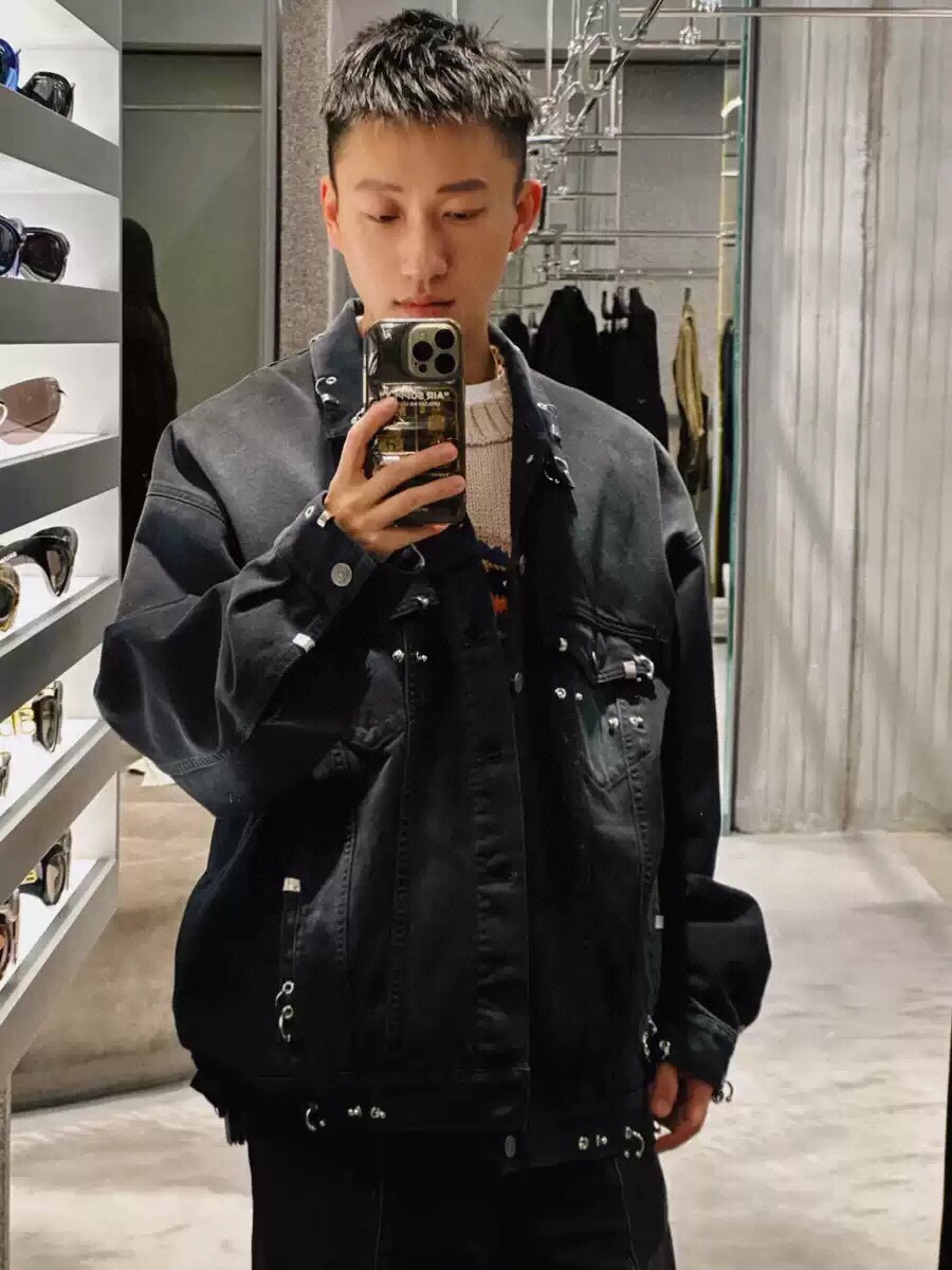 American Heavy-Worker Cowboy Coat for All Seasons – Black, Sizes S-XXXL - 图片 3